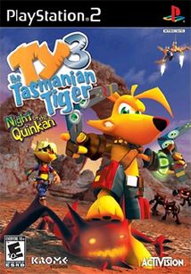 TY The Tasmanian 3 Tiger Night of The Quinkan
